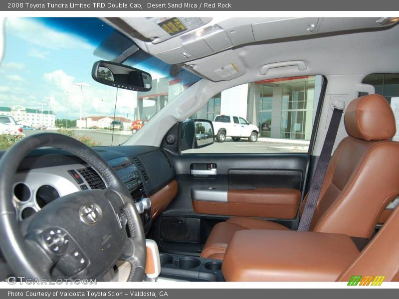 Desert Sand Mica / Red Rock 2008 Toyota Tundra Limited TRD Double Cab