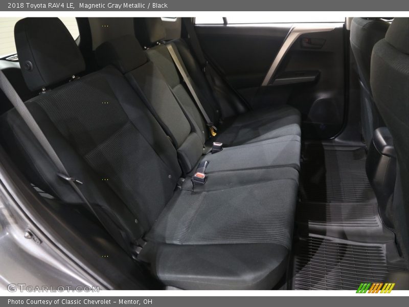 Magnetic Gray Metallic / Black 2018 Toyota RAV4 LE