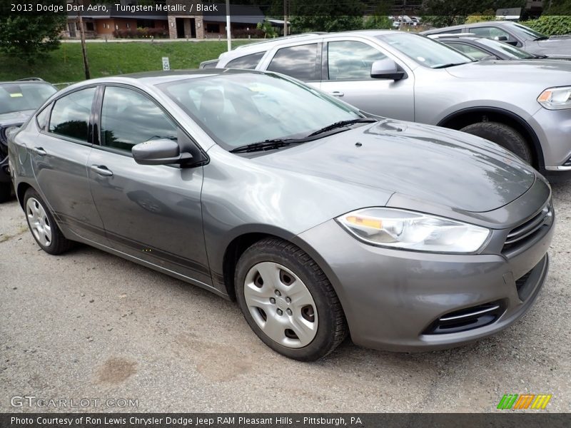 Tungsten Metallic / Black 2013 Dodge Dart Aero