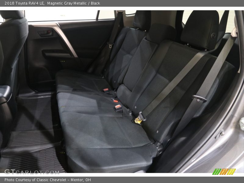 Magnetic Gray Metallic / Black 2018 Toyota RAV4 LE