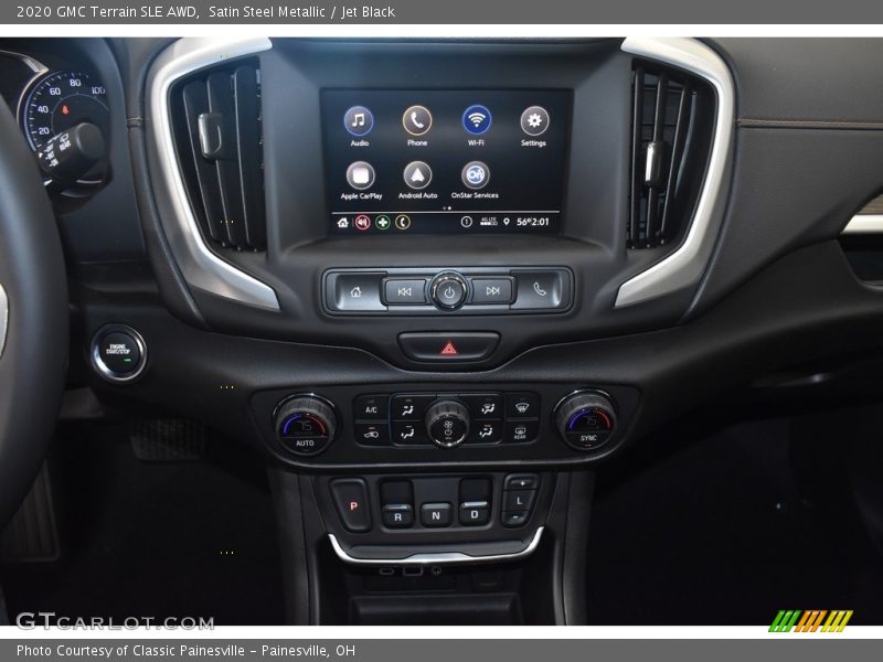 Satin Steel Metallic / Jet Black 2020 GMC Terrain SLE AWD