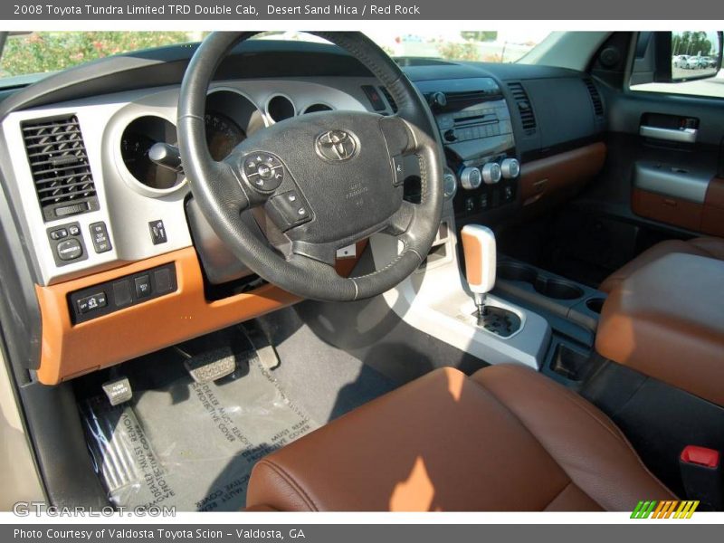 Desert Sand Mica / Red Rock 2008 Toyota Tundra Limited TRD Double Cab