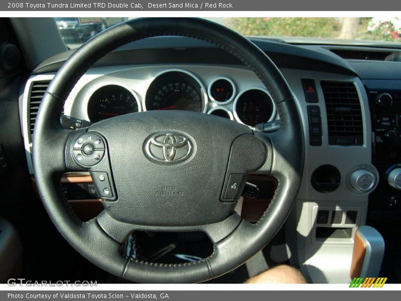 Desert Sand Mica / Red Rock 2008 Toyota Tundra Limited TRD Double Cab