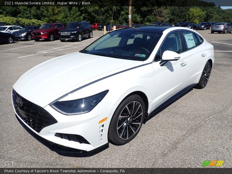 Front 3/4 View of 2021 Sonata Limited