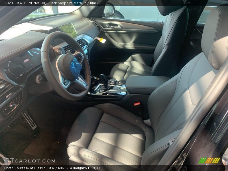 Black Sapphire Metallic / Black 2021 BMW X3 xDrive30i