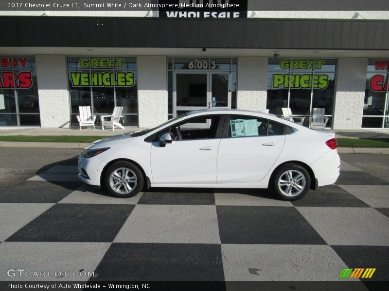 Summit White / Dark Atmosphere/Medium Atmosphere 2017 Chevrolet Cruze LT