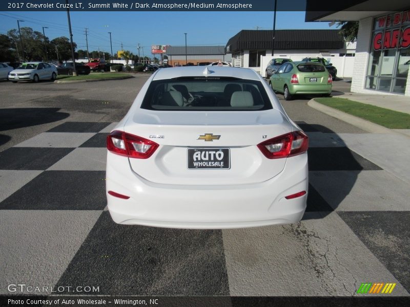 Summit White / Dark Atmosphere/Medium Atmosphere 2017 Chevrolet Cruze LT