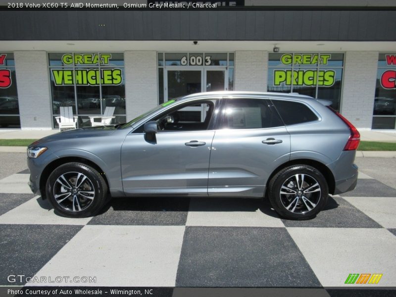 Osmium Grey Metallic / Charcoal 2018 Volvo XC60 T5 AWD Momentum