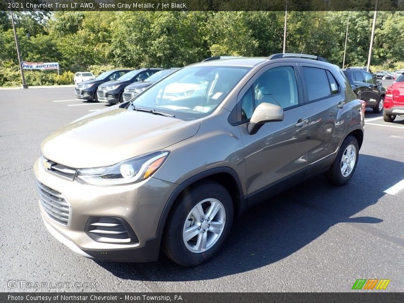 Stone Gray Metallic / Jet Black 2021 Chevrolet Trax LT AWD