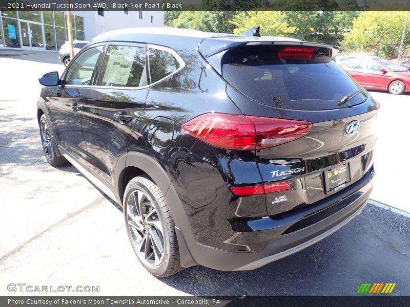 Black Noir Pearl / Black 2021 Hyundai Tucson Sport AWD