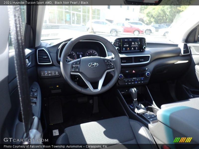 Black Noir Pearl / Black 2021 Hyundai Tucson Sport AWD