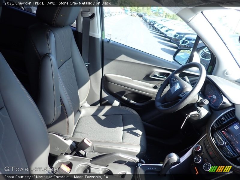 Stone Gray Metallic / Jet Black 2021 Chevrolet Trax LT AWD
