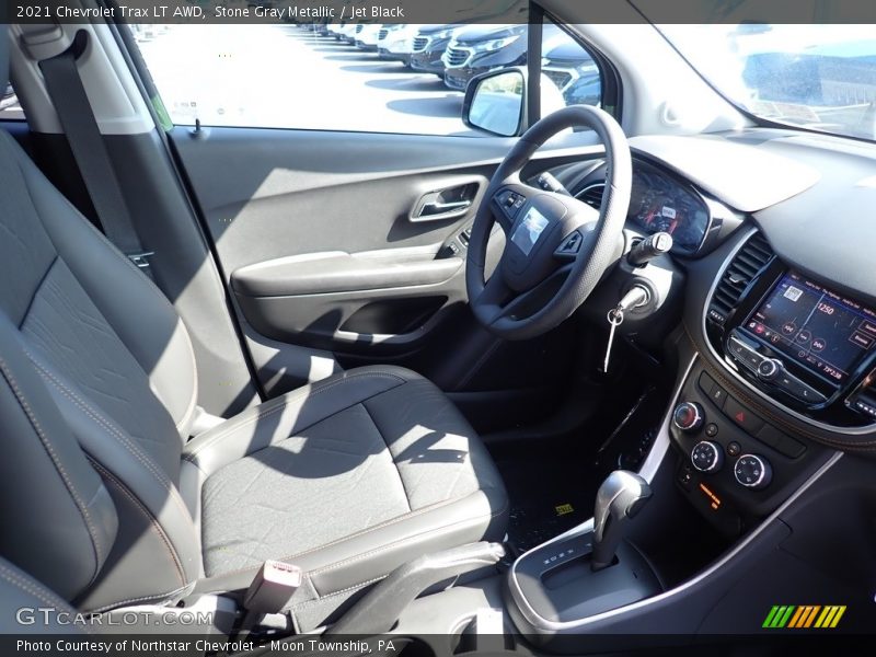 Stone Gray Metallic / Jet Black 2021 Chevrolet Trax LT AWD