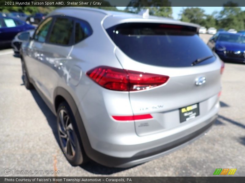 Stellar Silver / Gray 2021 Hyundai Tucson Sport AWD