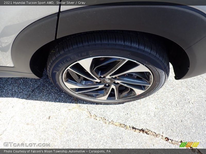 Stellar Silver / Gray 2021 Hyundai Tucson Sport AWD