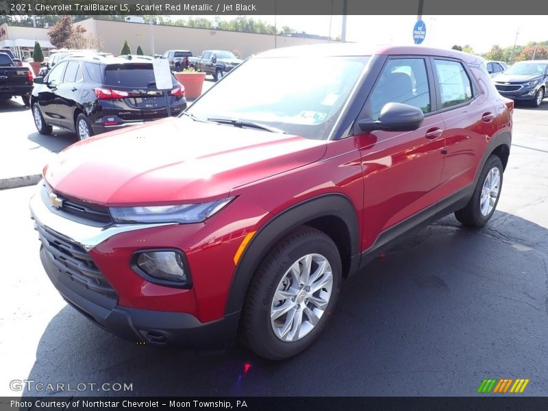 Scarlet Red Metallic / Jet Black 2021 Chevrolet TrailBlazer LS