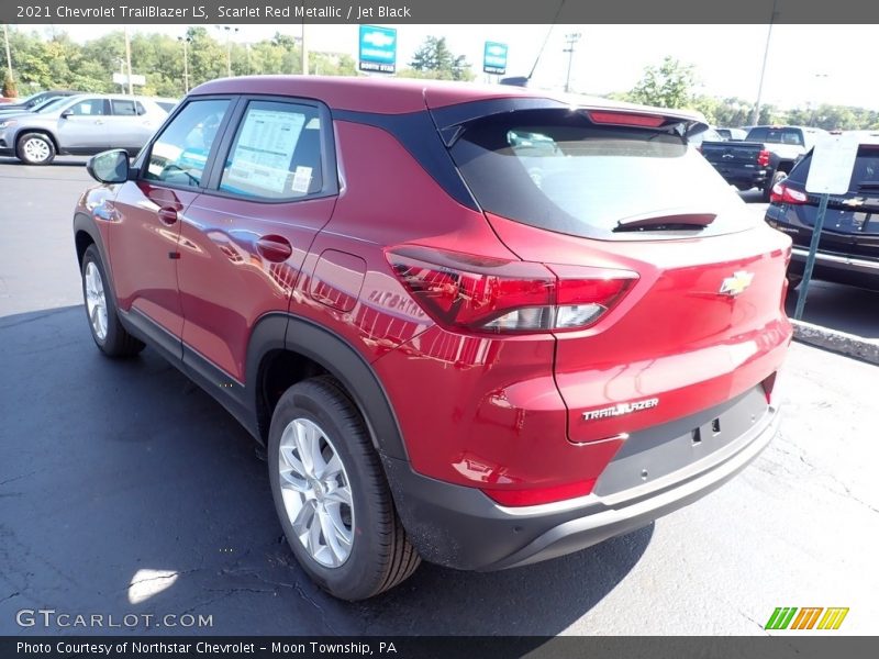 Scarlet Red Metallic / Jet Black 2021 Chevrolet TrailBlazer LS