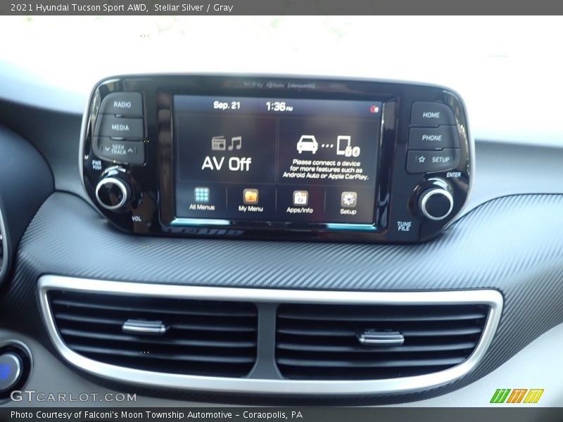 Stellar Silver / Gray 2021 Hyundai Tucson Sport AWD