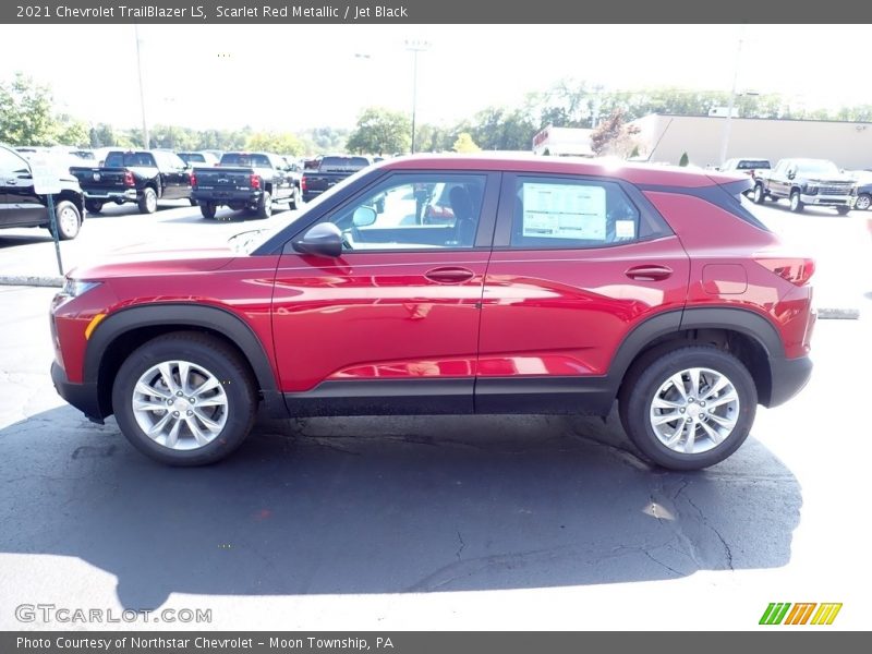 Scarlet Red Metallic / Jet Black 2021 Chevrolet TrailBlazer LS