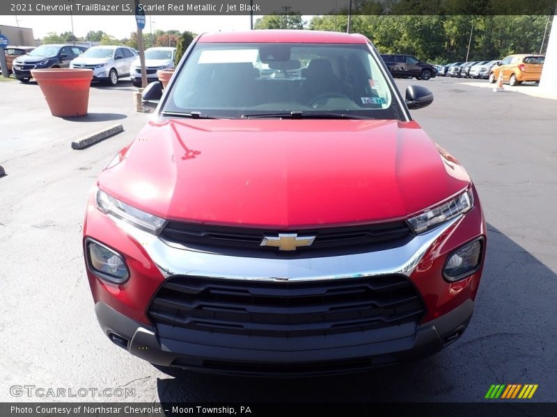 Scarlet Red Metallic / Jet Black 2021 Chevrolet TrailBlazer LS