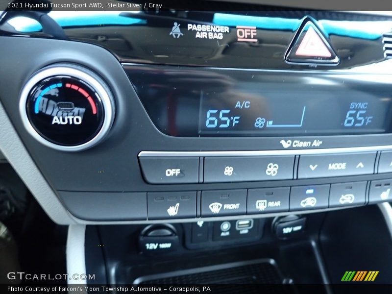 Stellar Silver / Gray 2021 Hyundai Tucson Sport AWD