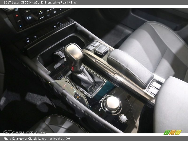 Eminent White Pearl / Black 2017 Lexus GS 350 AWD
