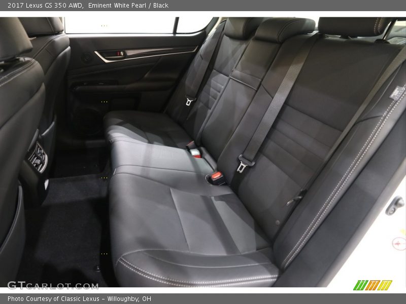 Eminent White Pearl / Black 2017 Lexus GS 350 AWD