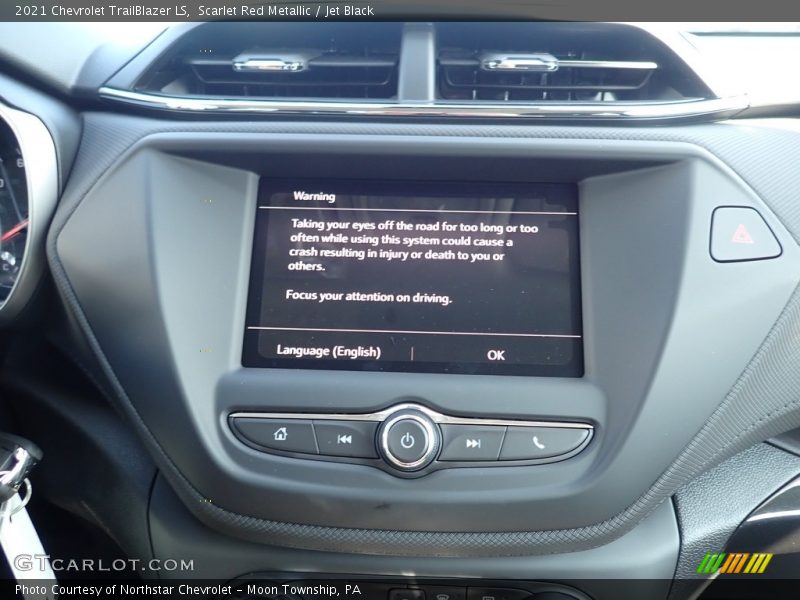 Scarlet Red Metallic / Jet Black 2021 Chevrolet TrailBlazer LS
