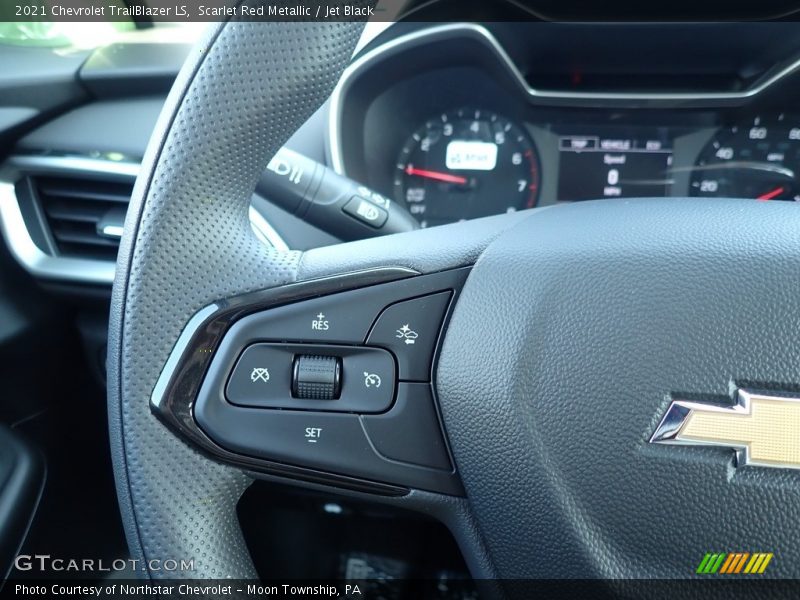 Scarlet Red Metallic / Jet Black 2021 Chevrolet TrailBlazer LS