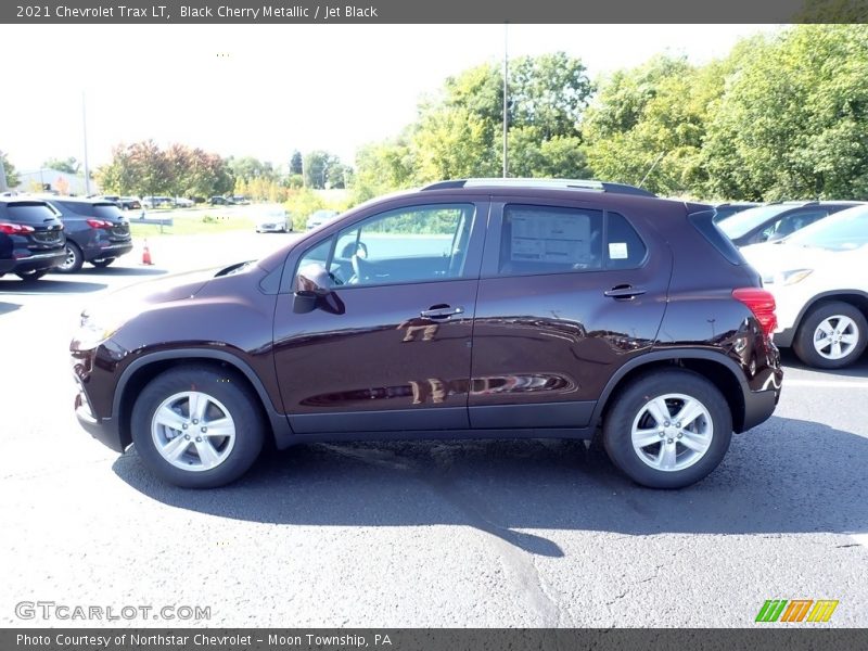 Black Cherry Metallic / Jet Black 2021 Chevrolet Trax LT