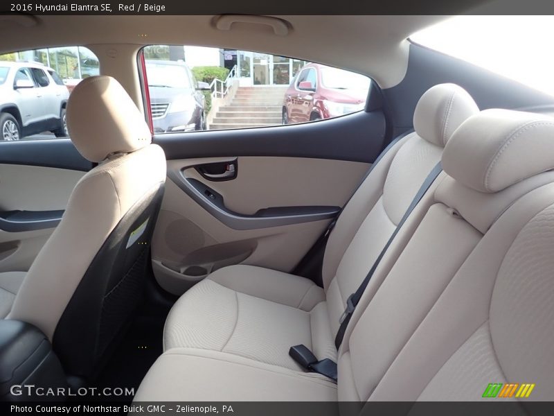 Red / Beige 2016 Hyundai Elantra SE