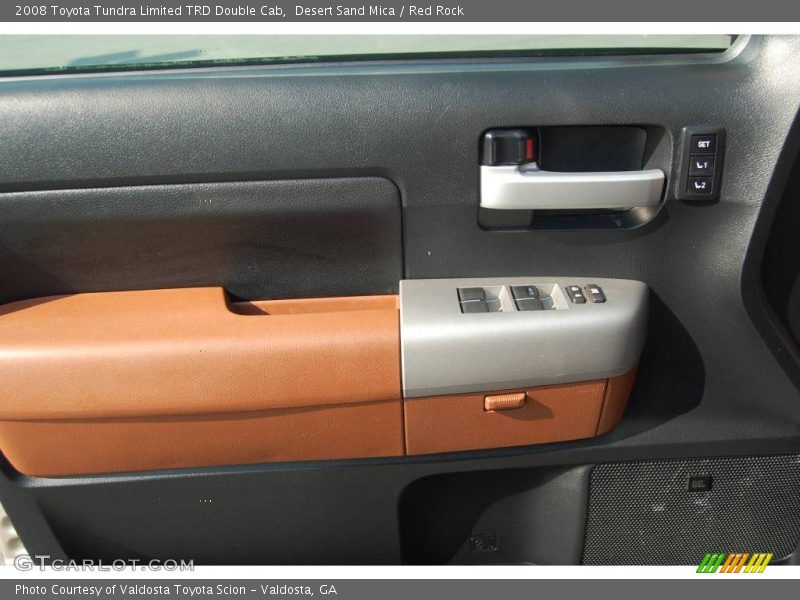 Desert Sand Mica / Red Rock 2008 Toyota Tundra Limited TRD Double Cab