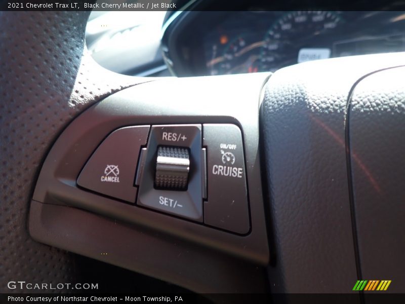 Black Cherry Metallic / Jet Black 2021 Chevrolet Trax LT
