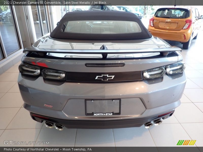 Satin Steel Metallic / Jet Black 2021 Chevrolet Camaro SS Convertible
