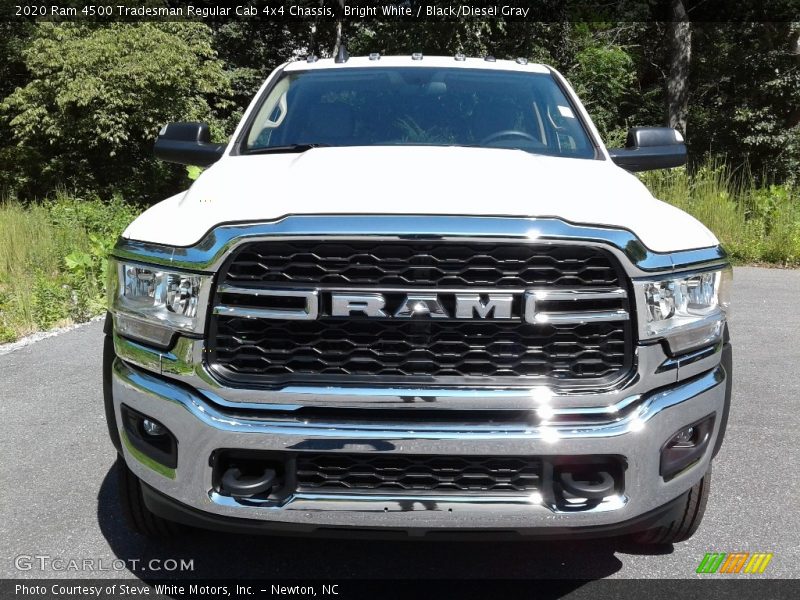 Bright White / Black/Diesel Gray 2020 Ram 4500 Tradesman Regular Cab 4x4 Chassis