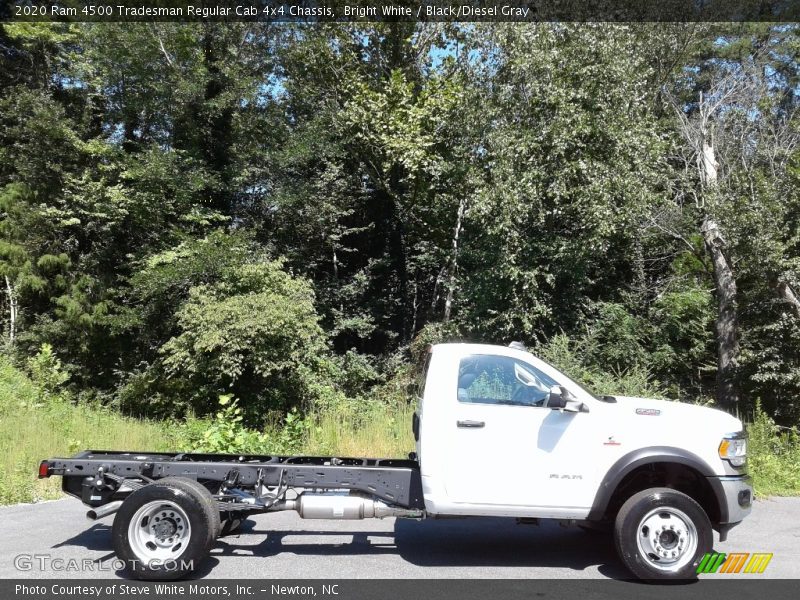 Bright White / Black/Diesel Gray 2020 Ram 4500 Tradesman Regular Cab 4x4 Chassis