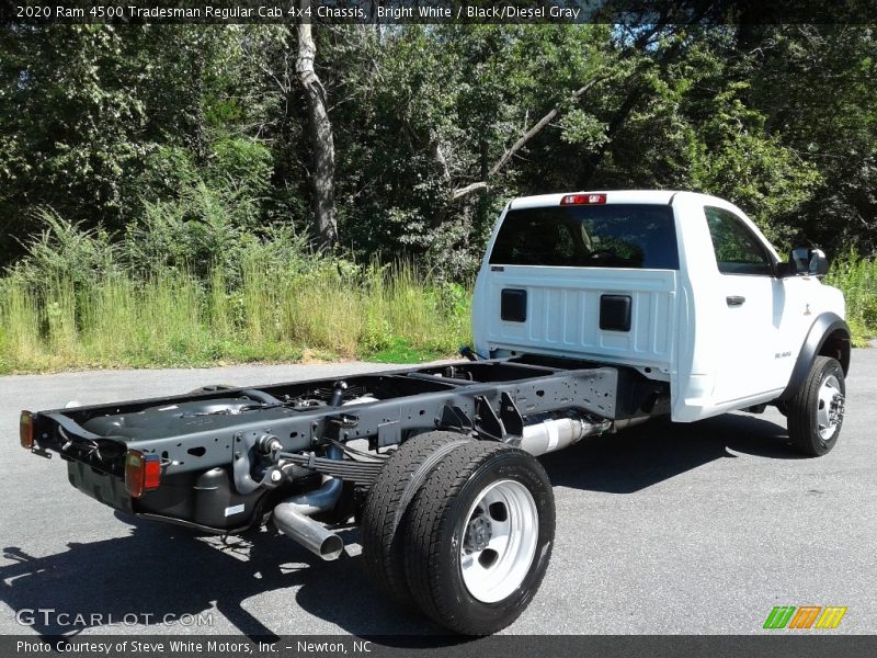 Bright White / Black/Diesel Gray 2020 Ram 4500 Tradesman Regular Cab 4x4 Chassis