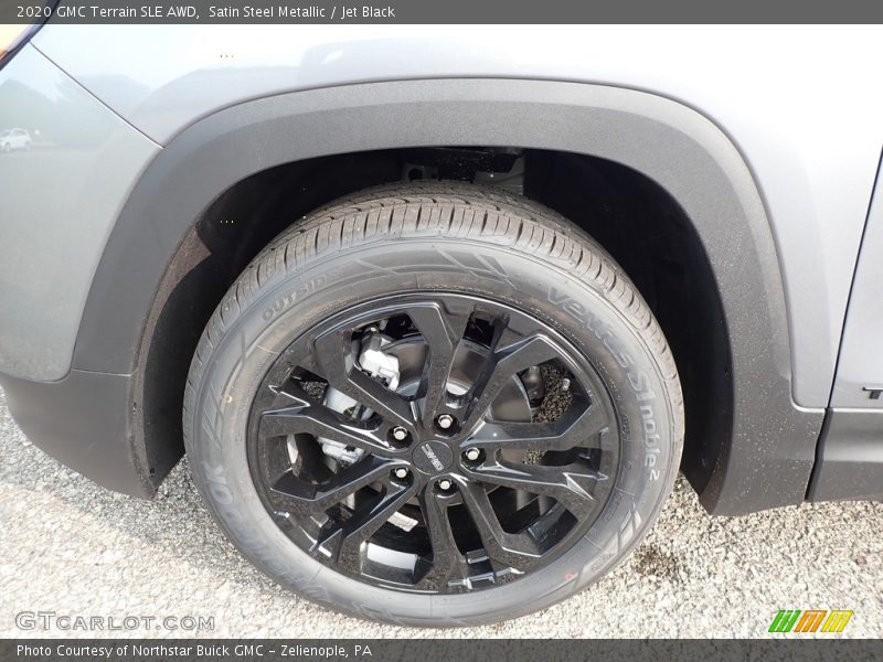 Satin Steel Metallic / Jet Black 2020 GMC Terrain SLE AWD