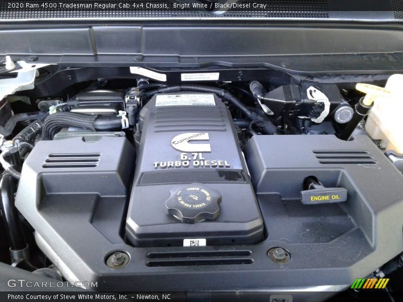  2020 4500 Tradesman Regular Cab 4x4 Chassis Engine - 6.7 Liter OHV 24-Valve Cummins Turbo-Diesel Inline 6 Cylinder