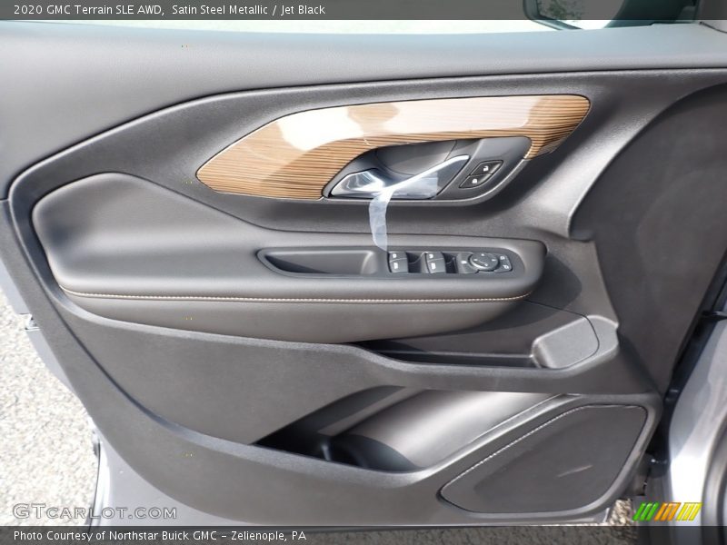 Satin Steel Metallic / Jet Black 2020 GMC Terrain SLE AWD