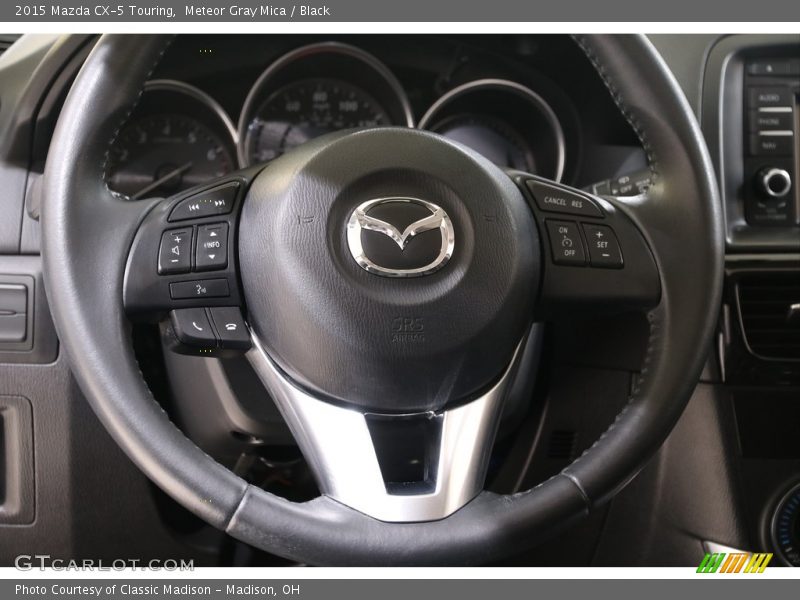 Meteor Gray Mica / Black 2015 Mazda CX-5 Touring