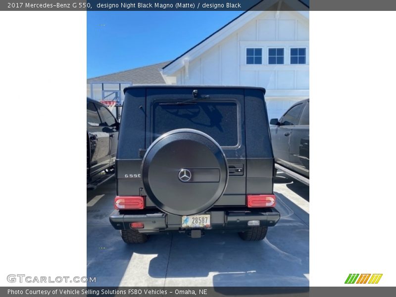 designo Night Black Magno (Matte) / designo Black 2017 Mercedes-Benz G 550
