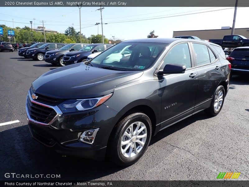 Nightfall Gray Metallic / Ash Gray 2020 Chevrolet Equinox LS AWD