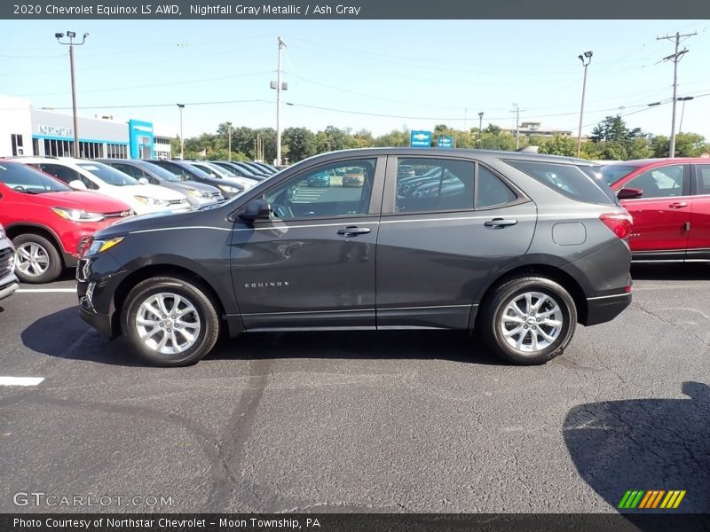 Nightfall Gray Metallic / Ash Gray 2020 Chevrolet Equinox LS AWD