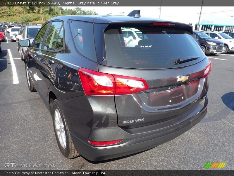 Nightfall Gray Metallic / Ash Gray 2020 Chevrolet Equinox LS AWD
