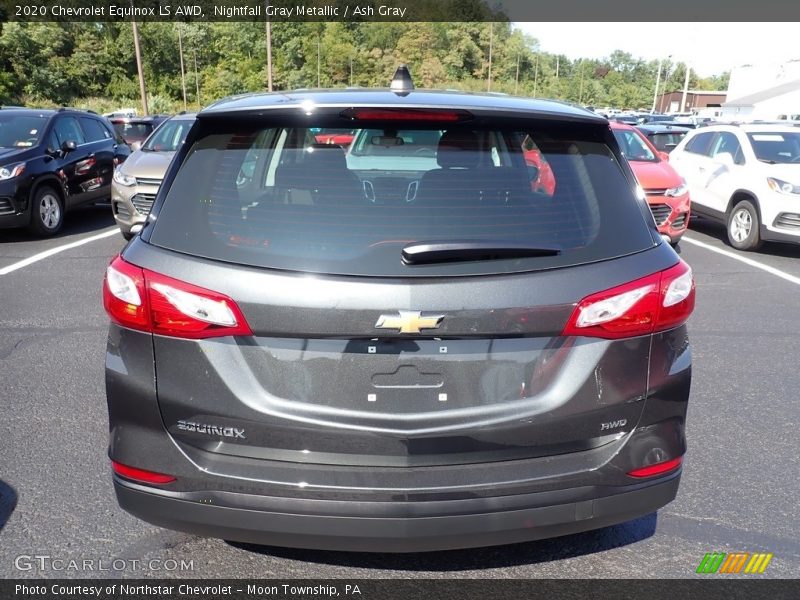 Nightfall Gray Metallic / Ash Gray 2020 Chevrolet Equinox LS AWD