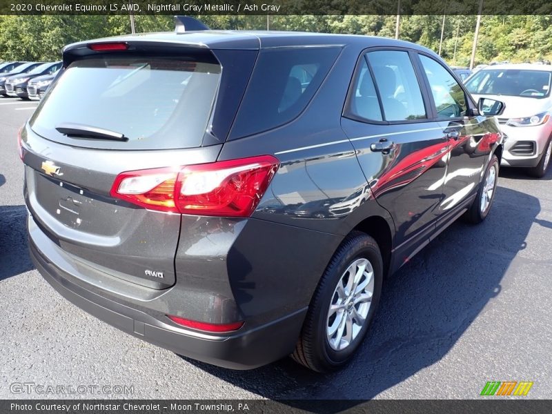 Nightfall Gray Metallic / Ash Gray 2020 Chevrolet Equinox LS AWD