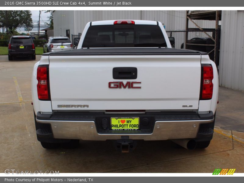 Summit White / Jet Black 2016 GMC Sierra 3500HD SLE Crew Cab 4x4