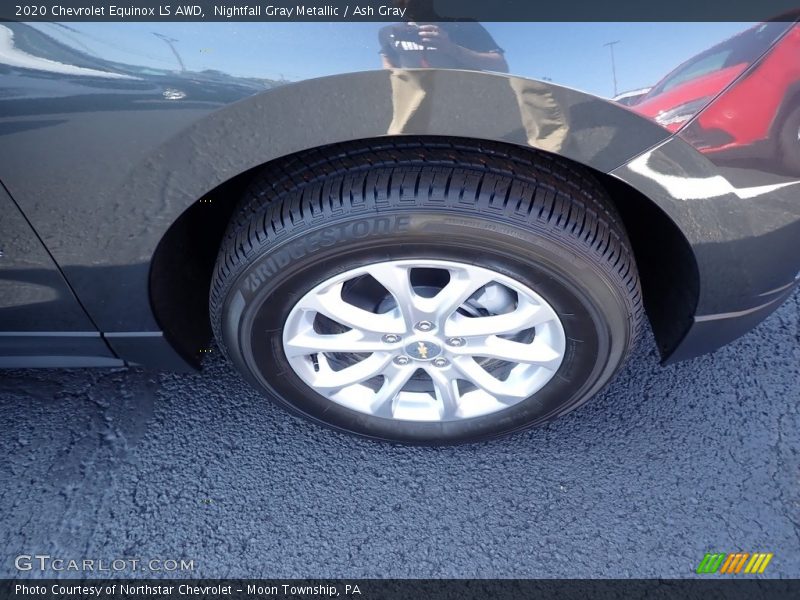 Nightfall Gray Metallic / Ash Gray 2020 Chevrolet Equinox LS AWD