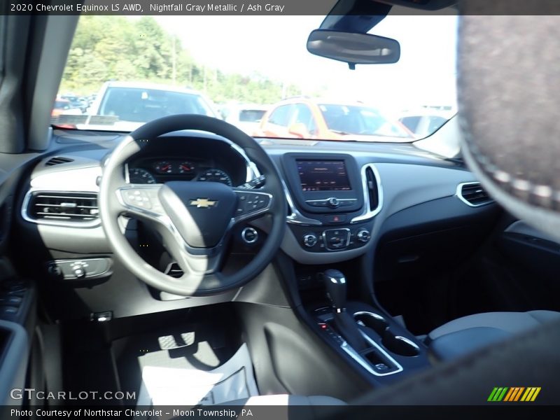 Nightfall Gray Metallic / Ash Gray 2020 Chevrolet Equinox LS AWD